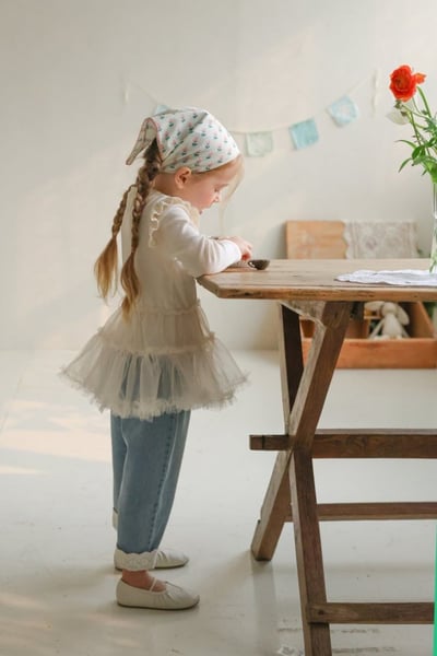 FLO56｜(75-140) 3色薄紗連身洋裝上衣18