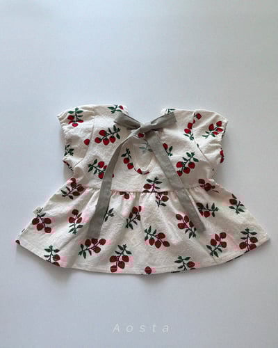AOSTA12｜(6m-5y) 3款綁帶蝴蝶結娃娃裝5