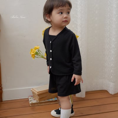 bebe nine47  (65cm-115cm) 3色素色簡約三件組8