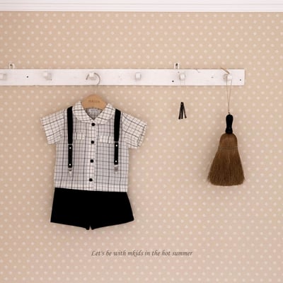 M-KIDS05｜(65-115cm) 棉質短褲3