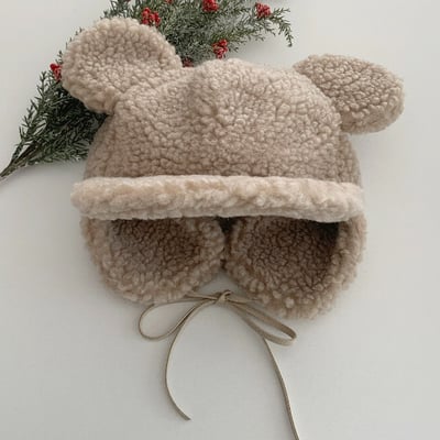 Oottbebe49｜(2-6y  Free)  米奇耳朵羊絨毛帽6