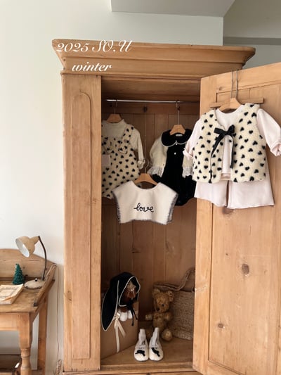 SO.U14｜(12m-M)  愛心刺繡背心13