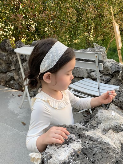 JE30｜(73-130cm) 蕾絲花邊防曬50+泳衣-長袖18