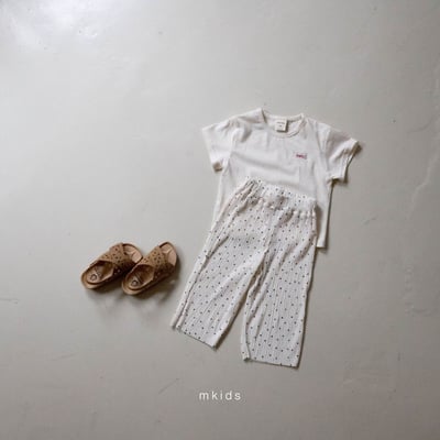 M-KIDS03｜(65-115cm) 印花輕便長褲2