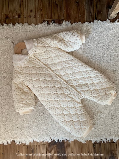 JE 620｜(73-100cm)  小碎花連身服1