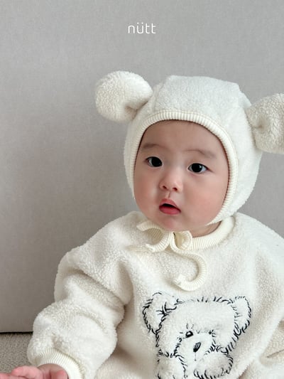 Nutt06｜(3m-16m) 小熊刷毛含小熊帽8