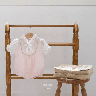 M-KIDS42｜(65-80cm) 雪紡小香風包屁衣7