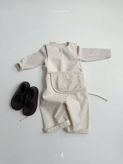 Atomeme10｜(70-110) 無袖牛仔連身褲6