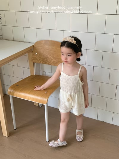 JE15｜(80-120cm) 透氣細肩連身衣11