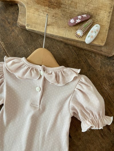 Anne Shirley10｜(1y-5y) 3色荷葉波點公主袖上衣22