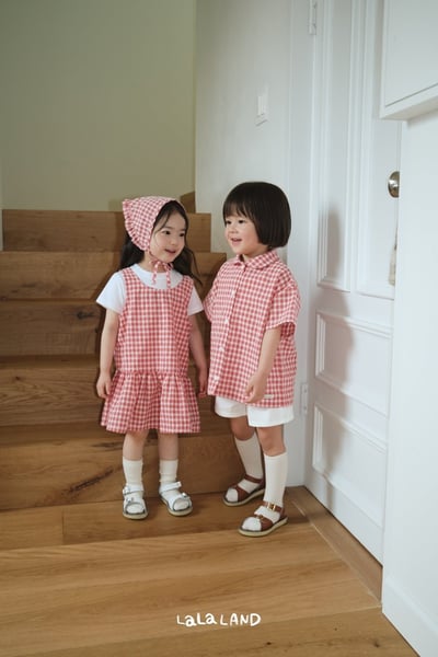 lala land48｜(75-120cm) 2色格紋/印花襯衫12