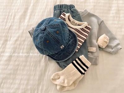 Valubebe05｜(65-90) 英字B牛仔帽5