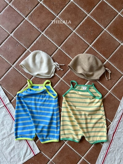 thelala48｜ (0m-18m) 條紋細肩包屁扣6