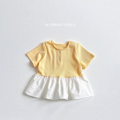 vivid34｜(78cm-125cm) 3款迷你羅紋蛋糕連身裙6