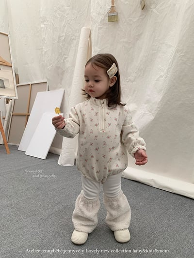 JE 422｜(100-110cm)  白素色打底褲（含襪套）15