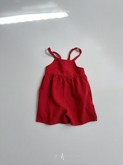 Atomeme39｜(70-110) 素面吊帶連身褲6