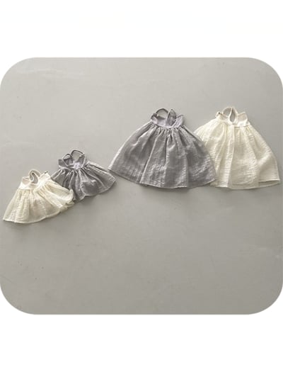 NUNU BIEL11｜(65-115cm) 玫瑰吊帶連身裙2