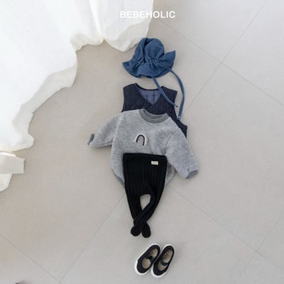 Bebe holic37｜(3m-18m) 針織坑條褲襪6