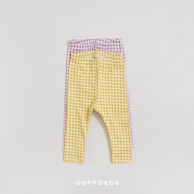 Oottbebe18｜(1y-7y) 格子熊熊居家套裝3