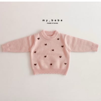 my_bebe09｜(-12m-7y) 愛心針織上衣8