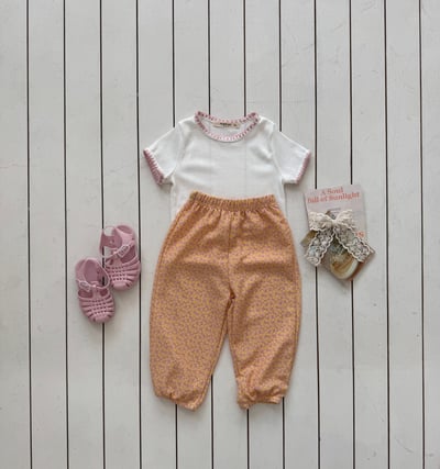 LePetitmot26｜(80-125cm) 水果圖案寬鬆褲6