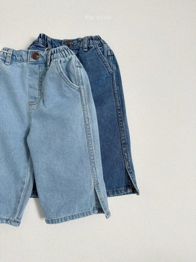 MiniRobe25｜(70-110) 開衩牛仔褲2