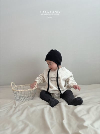 lala land14｜(60cm-83cm) 2色簡約英字內刷毛包屁衣8