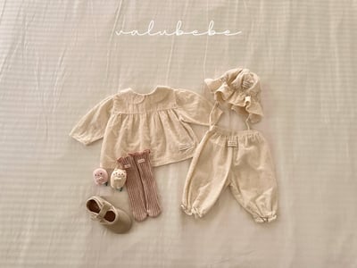 Valubebe19｜(65-90) 翻領棉麻襯衫4