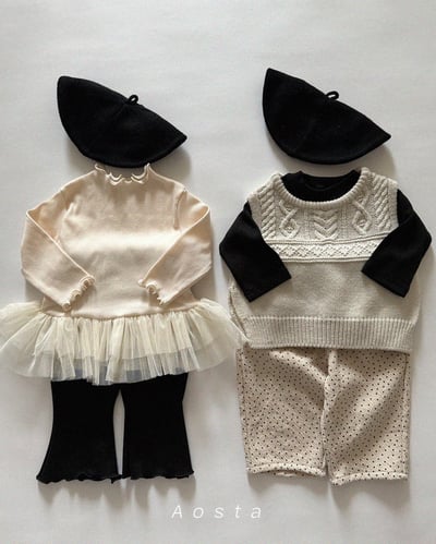 AOSTA06｜(6m-5y) 針織背心7