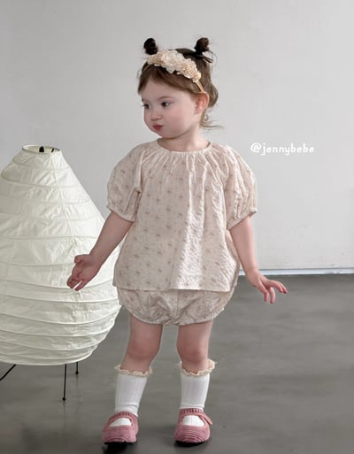 JE722｜(73-100cm) 小碎花套裝4