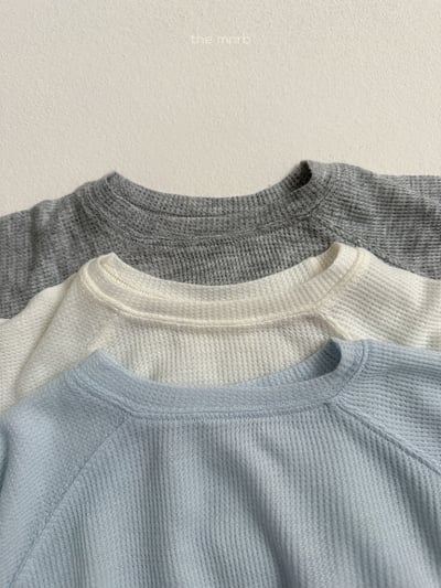 MiniRobe37｜(70-110) 華夫格寬鬆長袖上衣3