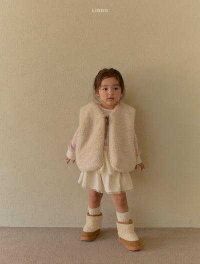 Lindo39｜(80cm-125cm) 愛心撞色上衣12