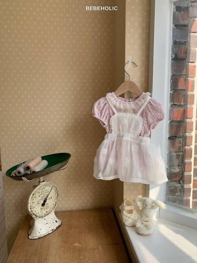 Bebe holic14｜(3m-18m) 玫瑰網紗罩裙16