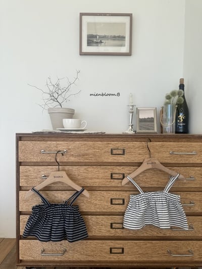 Bloom.b31｜(0m-7y) 細肩條紋背心5