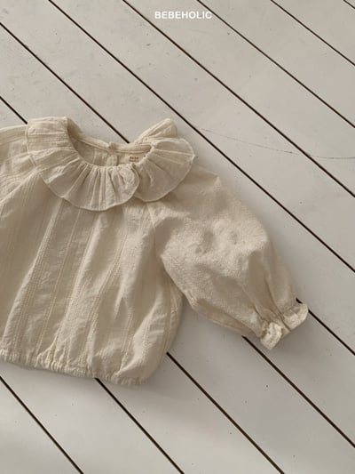 Bebe holic39｜(3m-18m) 花瓣領縮口襯衫15