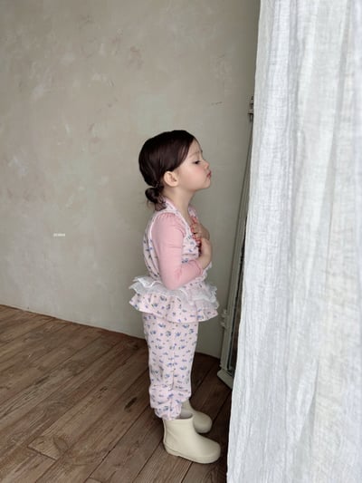 Azalea22｜(85-125cm) 小碎花餅蕾絲褲9