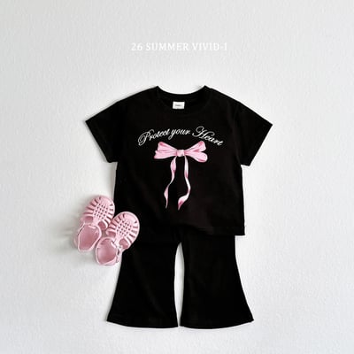 vivid26｜(78cm-125cm) 4款蝴蝶結喇叭褲套裝7
