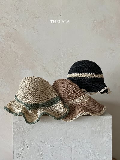 thelala07｜ (free) 夏季麻花波浪邊帽8