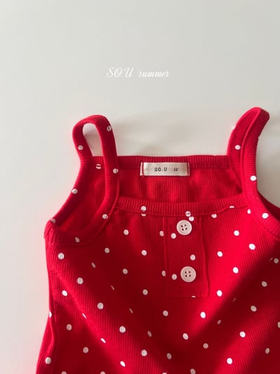 SO.U10｜(6m-4y) 荷葉滾邊波點上衣3