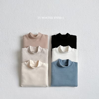 vivid78｜(78cm-125cm) 素面中領上衣10