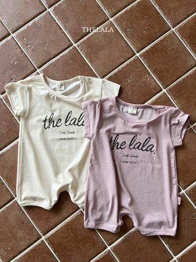 thelala42｜ (0m-18m) logo印花連身包屁衣3