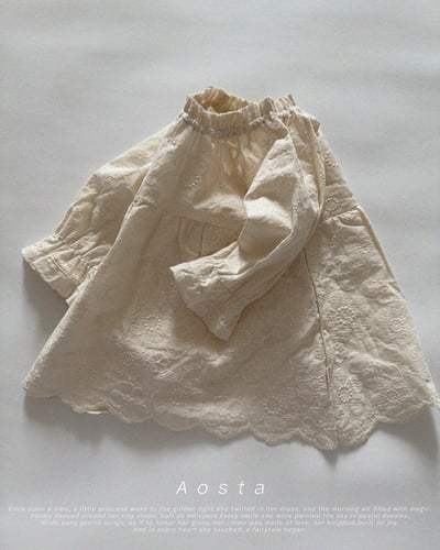 AOSTA30｜(6m-5y) 花卉壓紋/條紋洋裝3