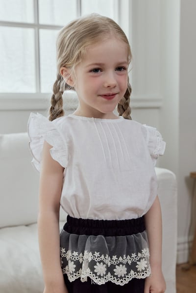 ROA21｜(6m-18m) 2色荷葉袖無袖上衣20