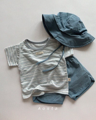 AOSTA19｜(6m-5y) 4款拼色條紋上衣19