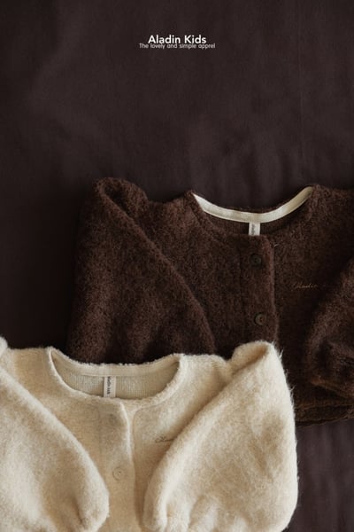 ALADIN13｜(75cm-114cm) 毛絨柔軟開襟外套2