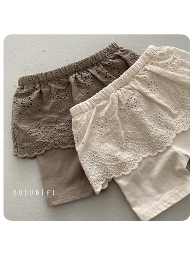 NUNU BIEL26｜(65-115cm) 蕾絲裙擺褲3