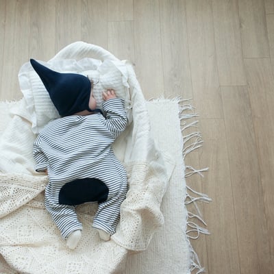 LEMONADE27｜(55cm-85cm) 3色條紋羅紋連身衣含帽子19