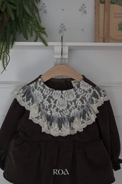 ROA46｜(6m-18m) 2色玫瑰蕾絲薄紗裙包屁衣8