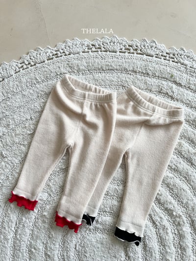 thelala38｜ (1y-6y) 撞色層次捲邊內搭褲8