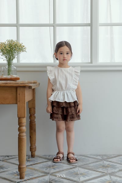 ROA28｜(6m-18m) 2色蕾絲層次蛋糕短褲14